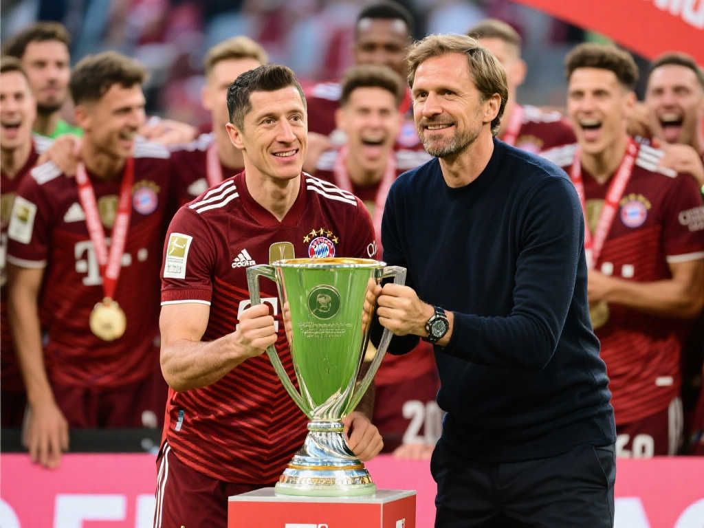 官方:拜仁对阵门兴后将加冕德甲冠军,捧杯时刻来临 官方:拜仁对阵门兴后将加冕德甲冠军,捧杯时刻来临